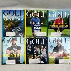 GOLF MAGAZINE Nov 2023 to June 2024 - 6 Magazines
